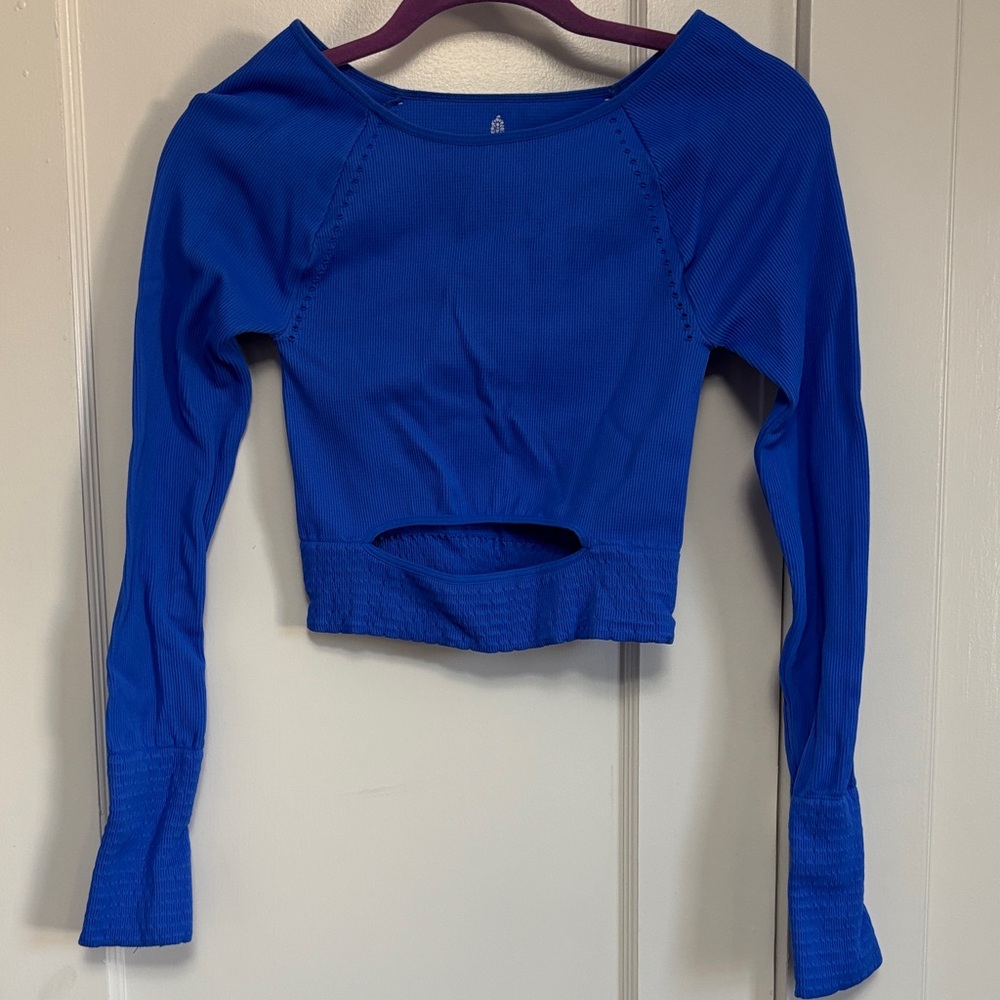 FP Movement by Free People Royal Blue Crop Top